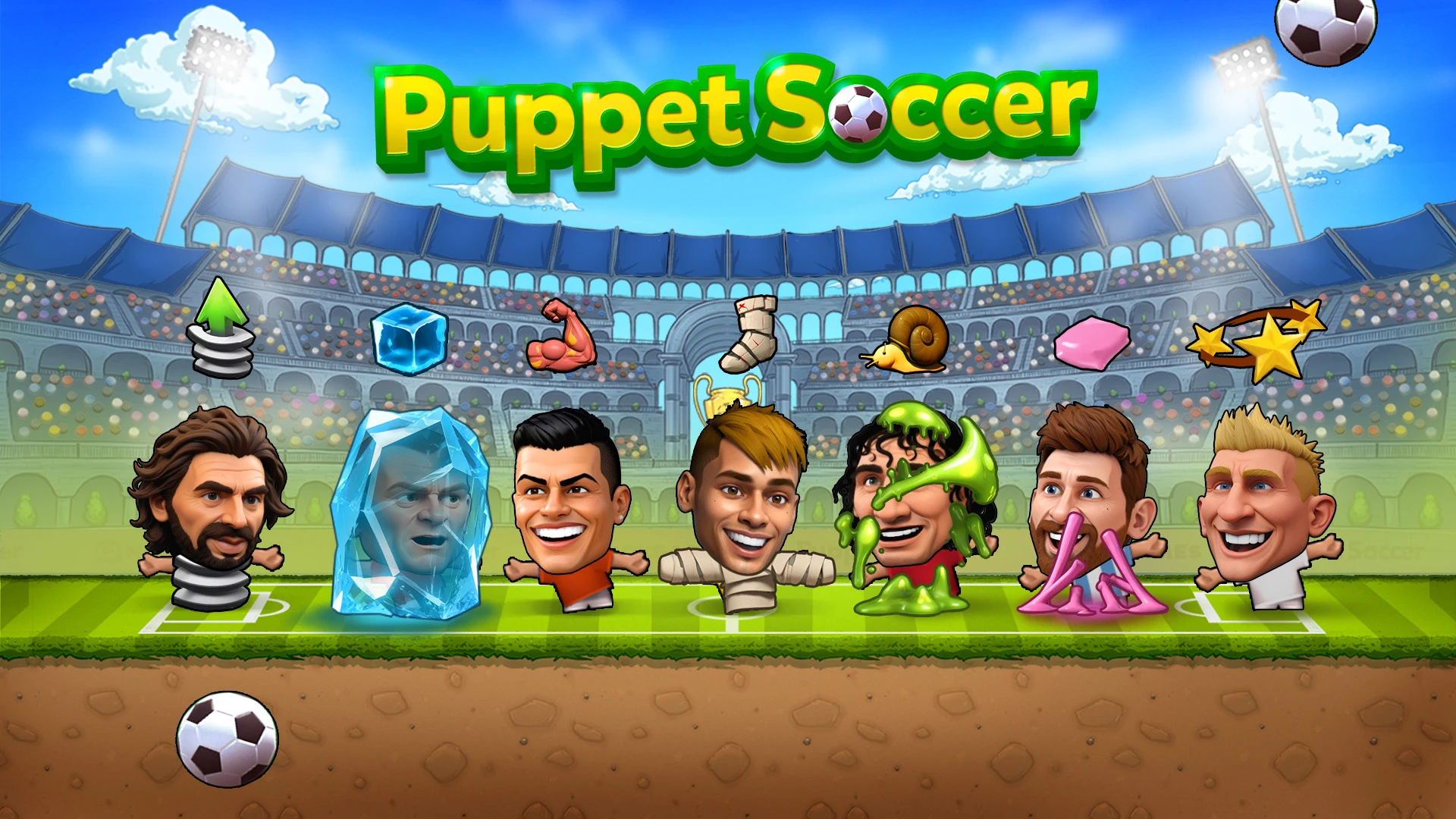 Puppet Soccer - Football screenshot