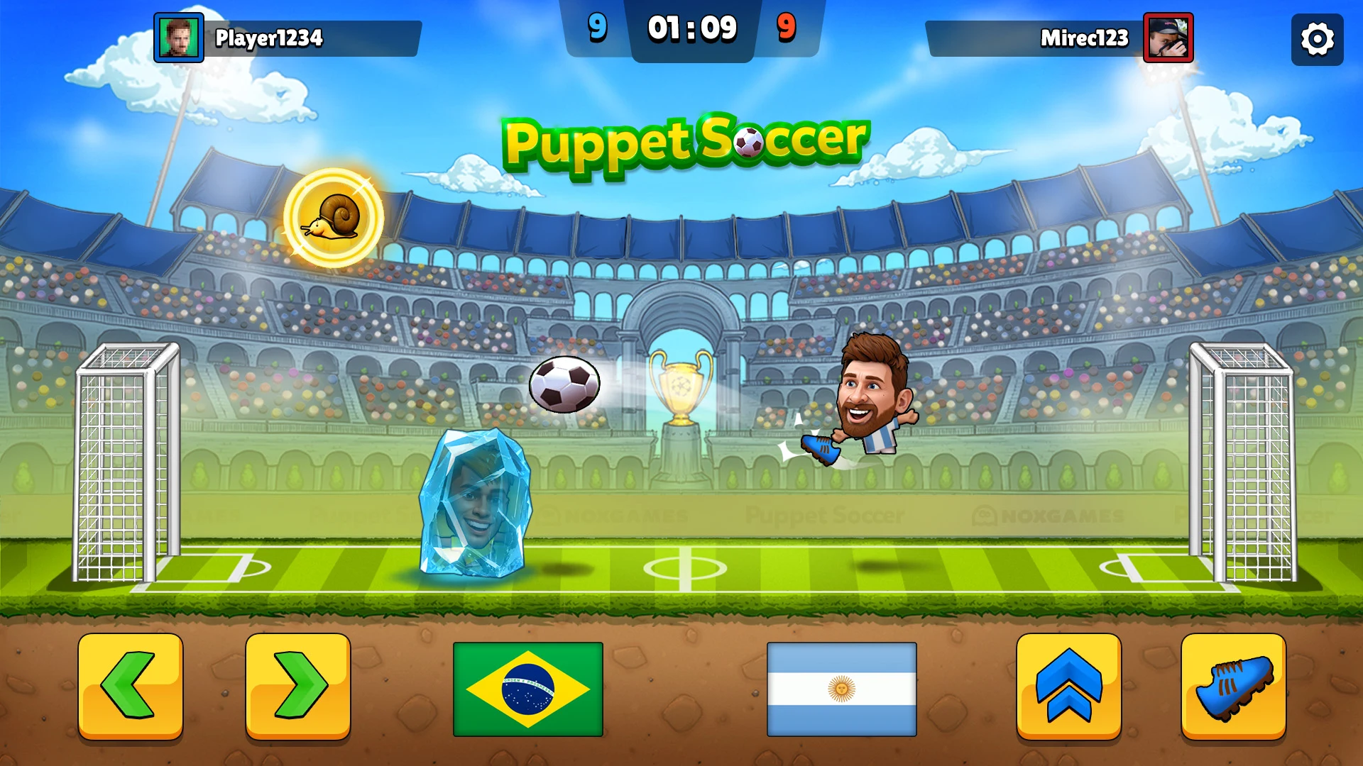 Puppet Soccer - Football screenshot